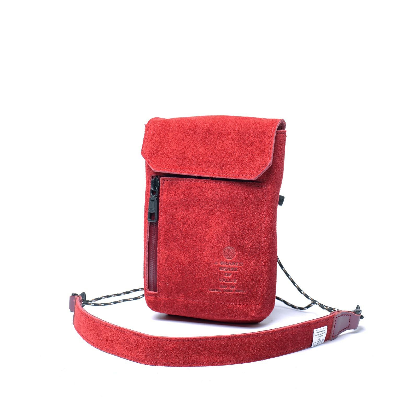 AS2OV (アッソブ) WATER PROOF SUEDE MINI SHOULDER / ミニショルダー