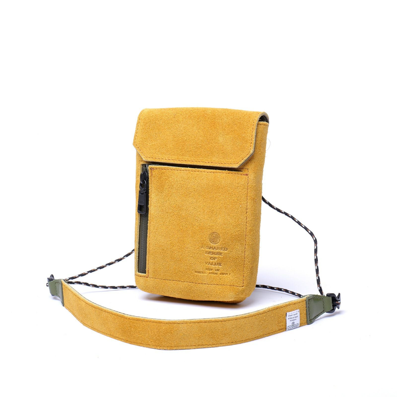 AS2OV (アッソブ) WATER PROOF SUEDE MINI SHOULDER / ミニショルダー