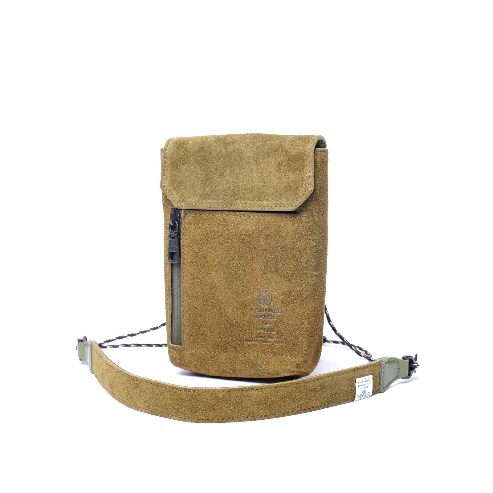 AS2OV (アッソブ) WATER PROOF SUEDE MINI SHOULDER / ミニショルダー