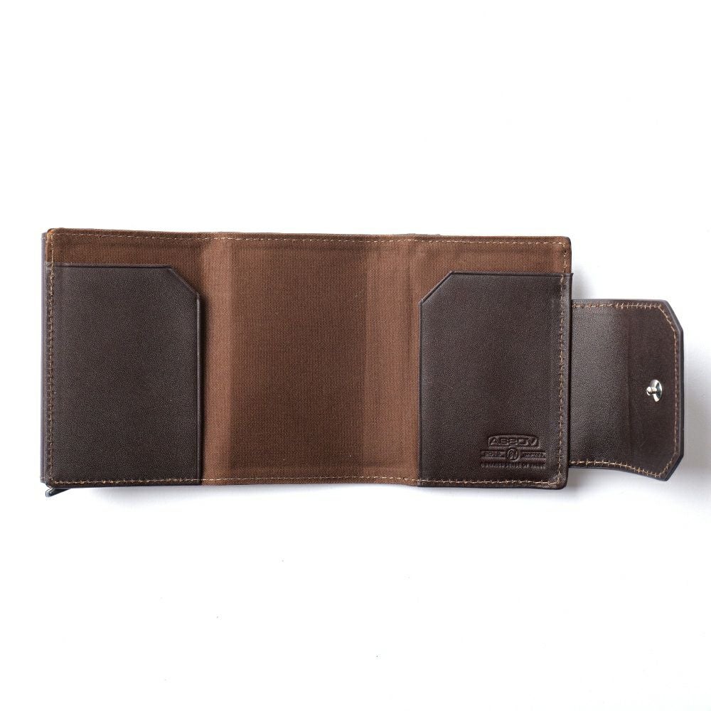 AS2OV (アッソブ) LEATHER MOBILE COMPACT WALLET レザーモバイル AS2OV (アッソブ) LEATHER MOBILE COMPACT WALLET レザーモバイル