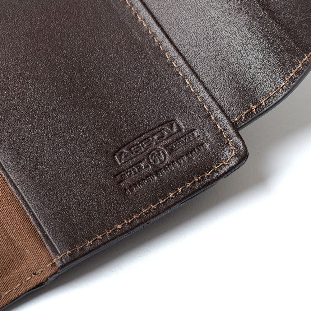 AS2OV (アッソブ) LEATHER MOBILE COMPACT WALLET レザーモバイル