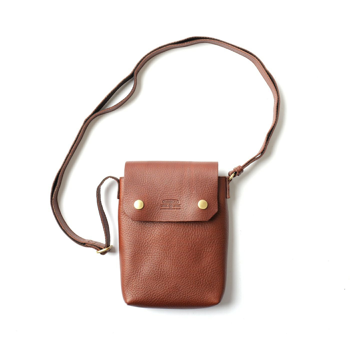 AS2OV (アッソブ) OILED SHRINK LEATHER MINI SHOULDER / ミニ