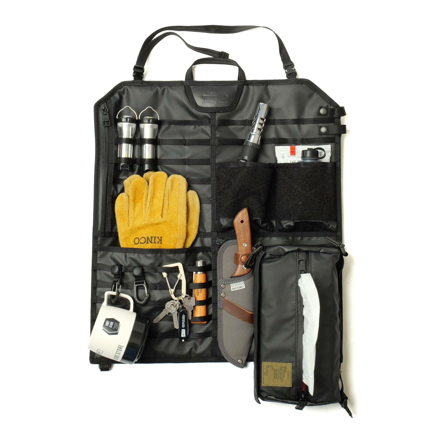 AS2OV (アッソブ) NYLON POLYCARBONATE MULTI WALL POCKET ウォール