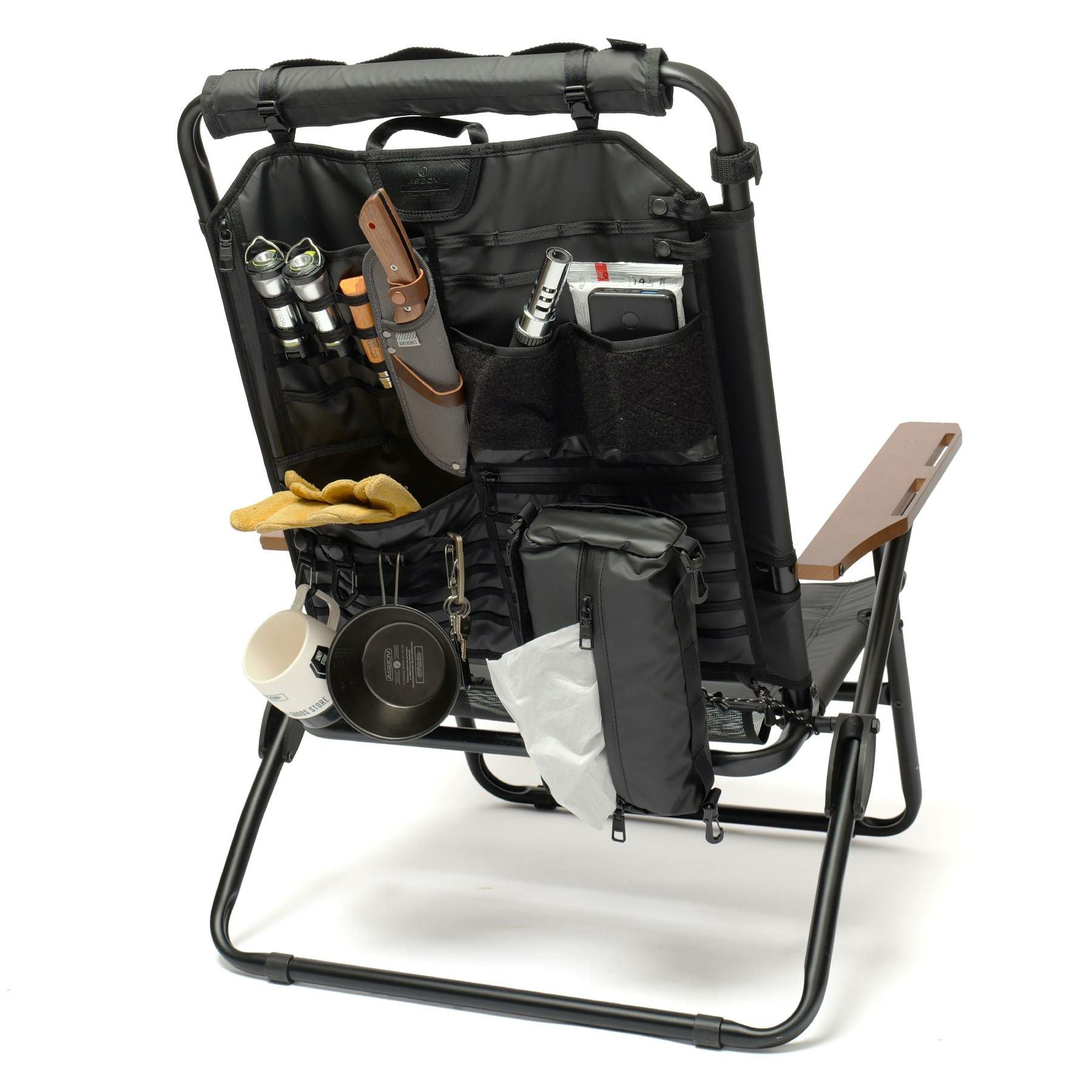 AS2OV (アッソブ) NYLON POLYCARBONATE MULTI WALL POCKET ウォール