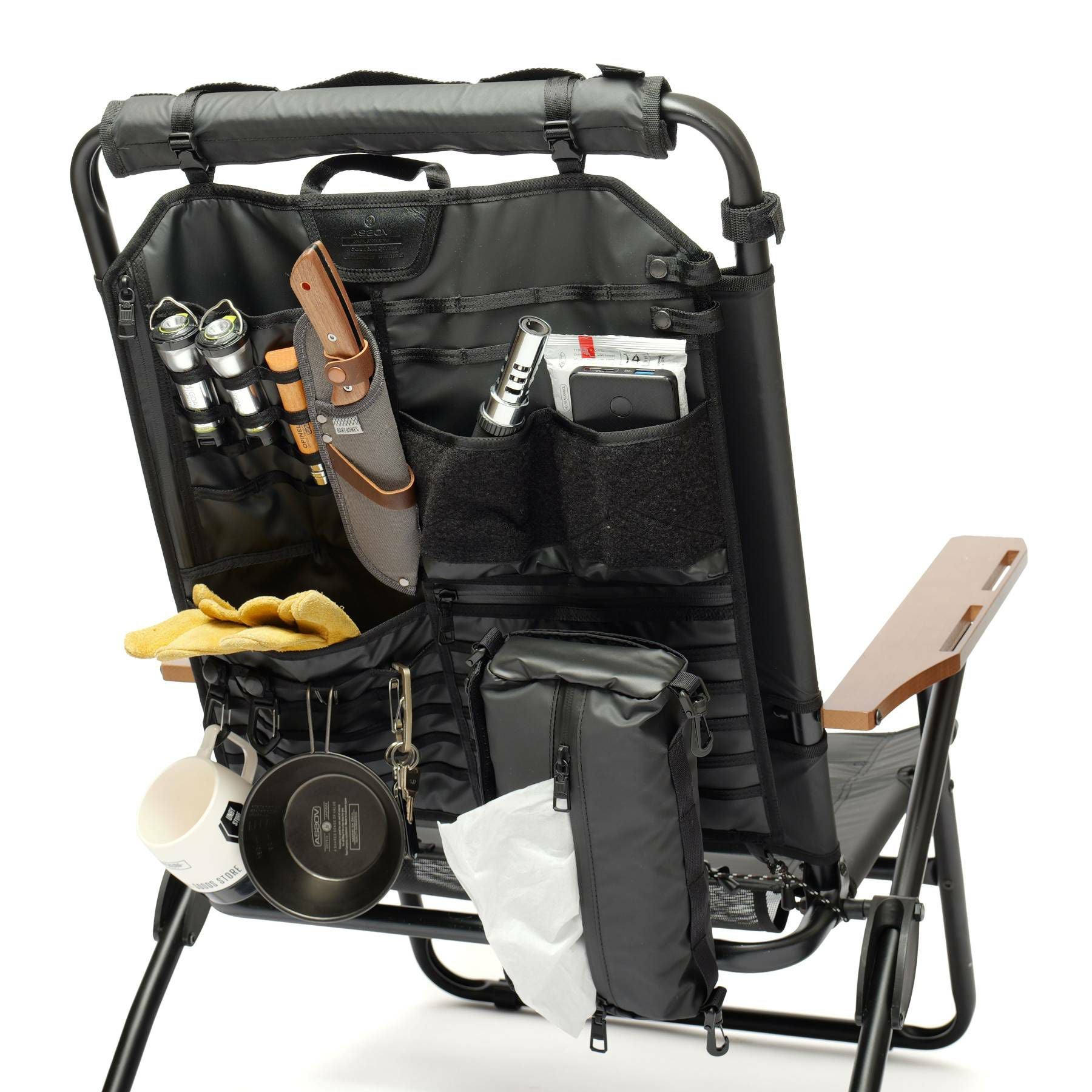 AS2OV (アッソブ) NYLON POLYCARBONATE MULTI WALL POCKET ウォール