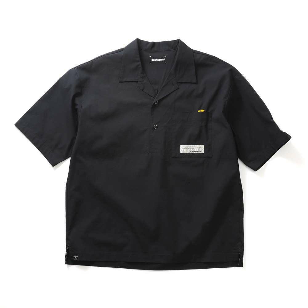 AS2OV×Backwards別注 Rip Open Collar Shirt アッソブ バックワーズ