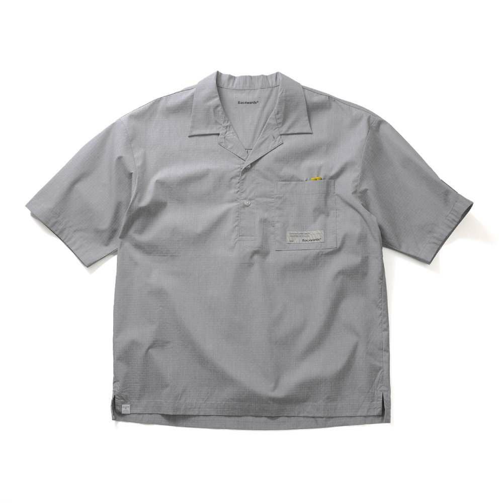 AS2OV×Backwards別注 Rip Open Collar Shirt アッソブ バックワーズ