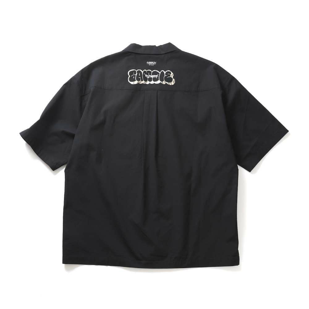 AS2OV×Backwards別注 Rip Open Collar Shirt アッソブ バックワーズ