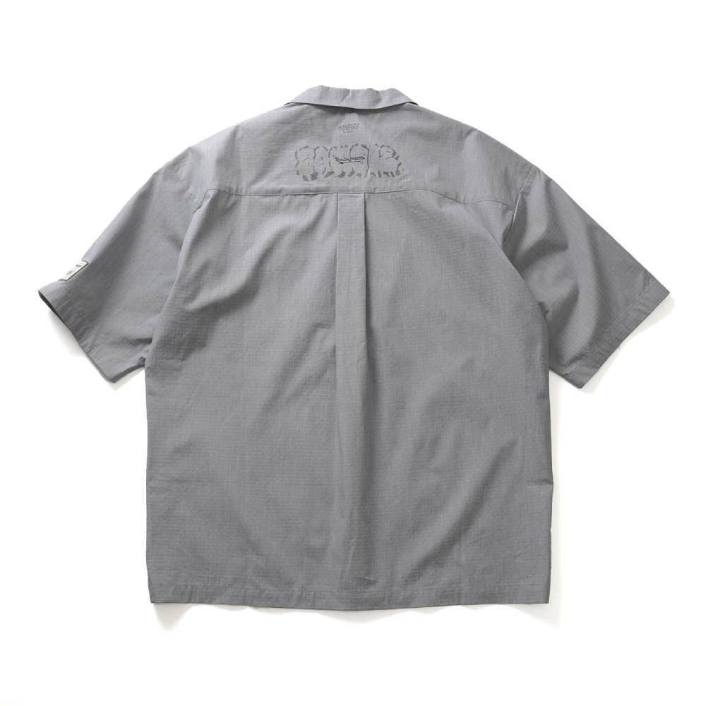 AS2OV×Backwards別注 Rip Open Collar Shirt アッソブ バックワーズ
