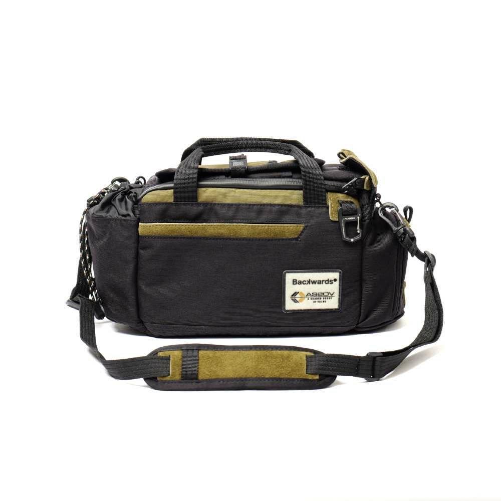 AS2OV×Backwards別注 CORDURA FINE TEX SHOULDERBAG BLACK アッソブ