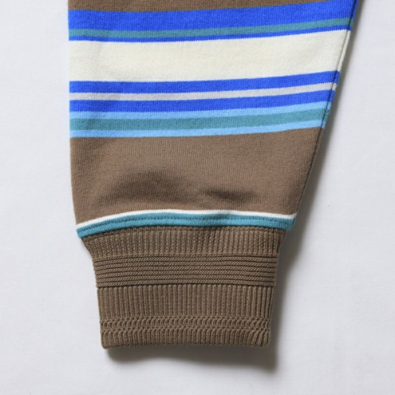 Liberaiders リベレイダース MULTI STRIPE L/S POLO SHIRT ストライプ