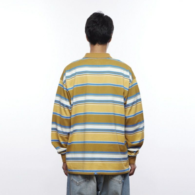 Liberaiders リベレイダース MULTI STRIPE L/S POLO SHIRT ストライプ