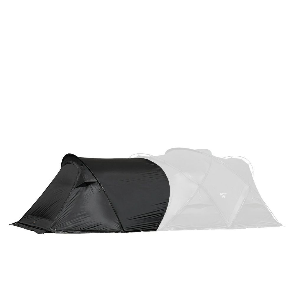 ミニマルワークス SHELTER GE VESTIBULE ブラック 拡張 MINIMAL WORKS （ミニマルワークス） SHELTER GE VESTIBULE