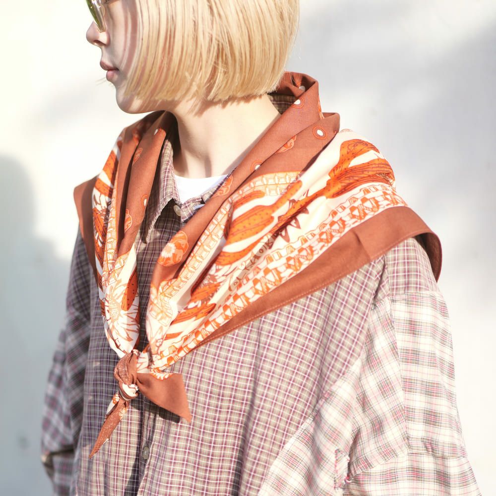 One Ear Brand ワンイヤーブランドHikuri スカーフ 90×90 | アパレル