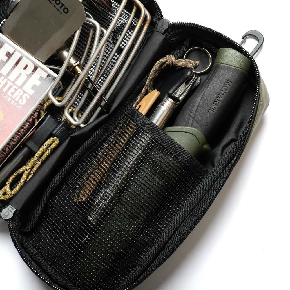 AS2OV (アッソブ)NYLON POLYCARBONATE MESH POUCH メッシュポーチ
