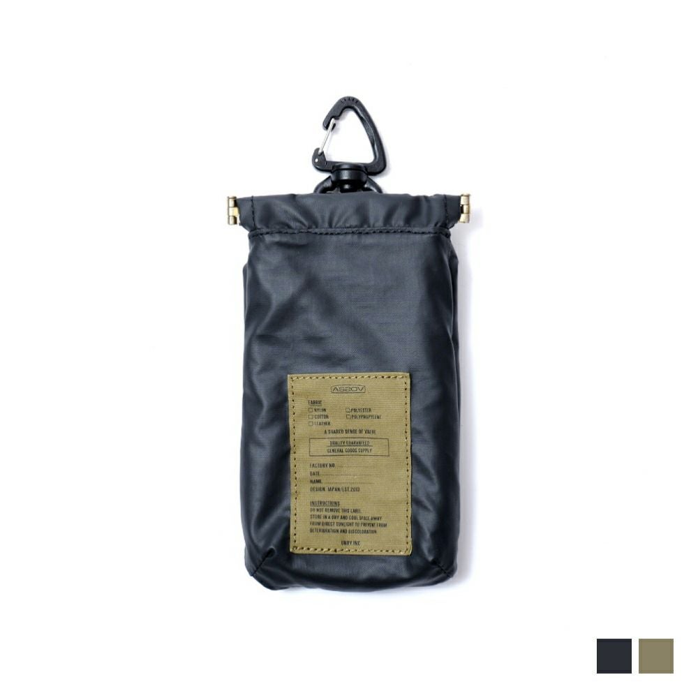 AS2OV (アッソブ) NYLON POLYCARBONATE MINI POUCH / ミニポーチ