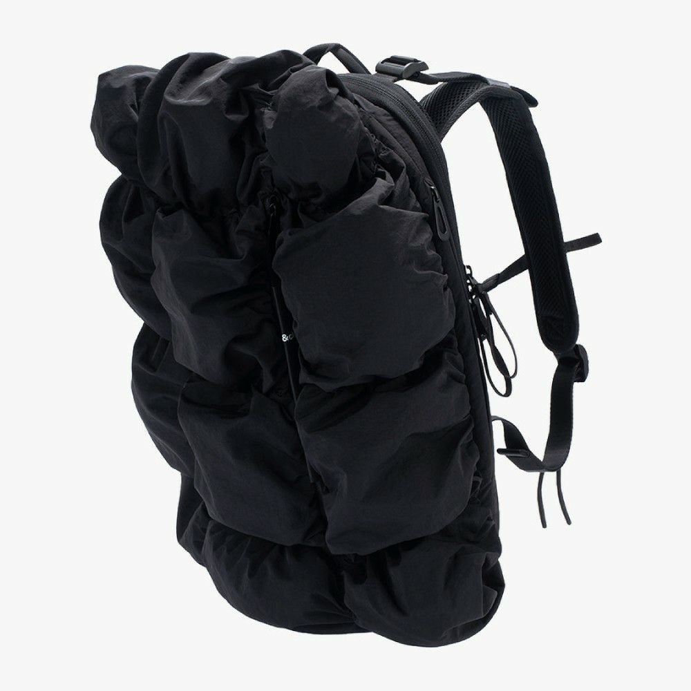 cote&ciel コートエシエルDrava Gathered Black バックパック | バッグ