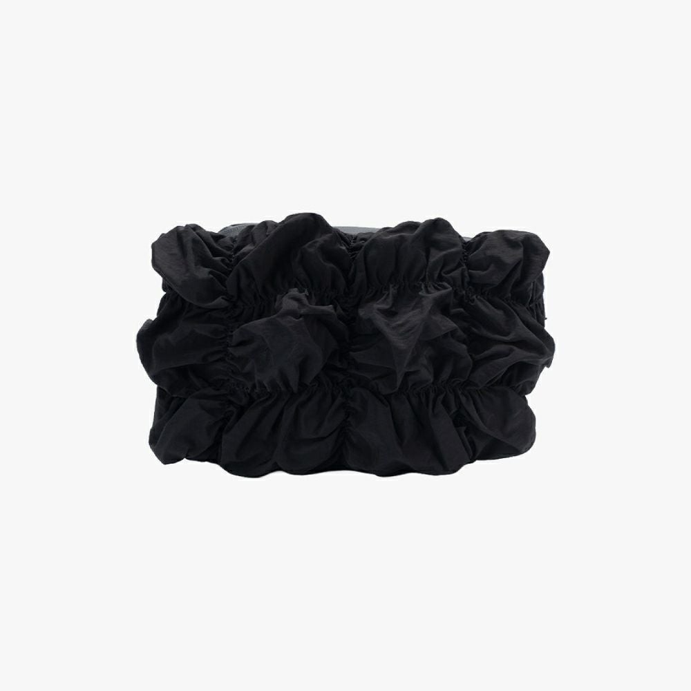 cote&ciel コートエシエルNeva Gathered Black ショルダーバッグ