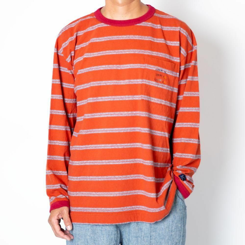 TURN ME ON ターンミーオンレトロボーダーL/S TEE | バッグ