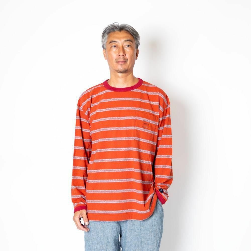 TURN ME ON ターンミーオンレトロボーダーL/S TEE | バッグ
