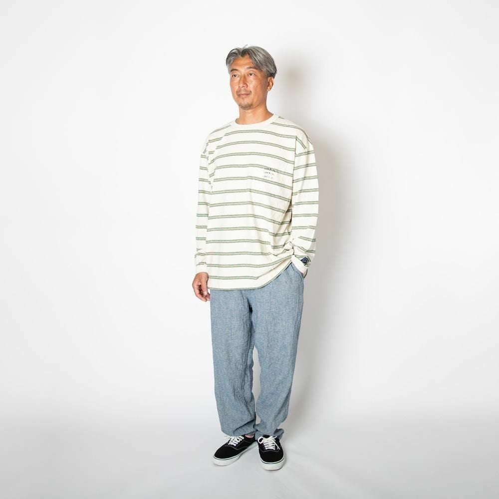 TURN ME ON ターンミーオンレトロボーダーL/S TEE | バッグ