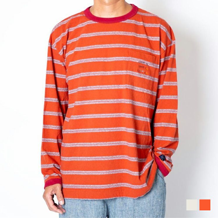 TURN ME ON ターンミーオンレトロボーダーL/S TEE | バッグ