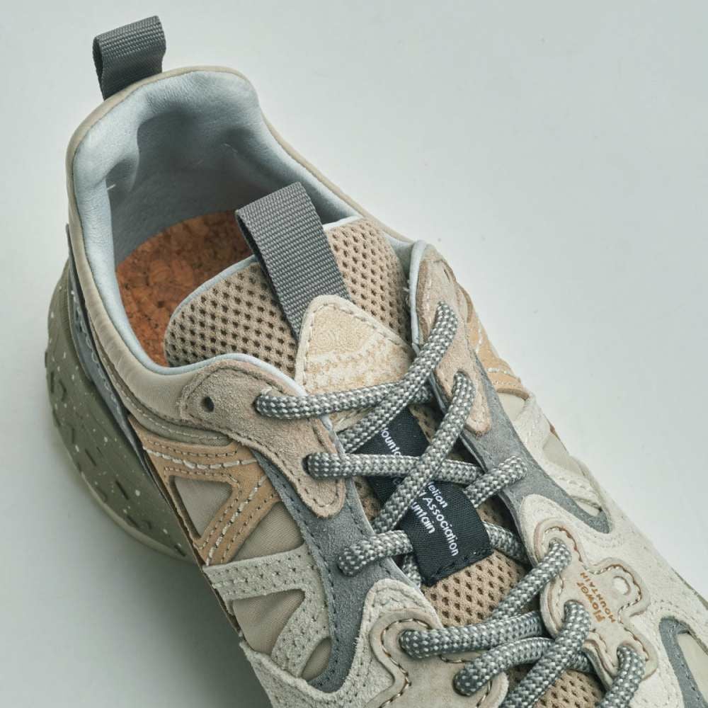 Flower MOUNTAIN フラワー マウンテン SOLIN Beige/Gray スニーカー