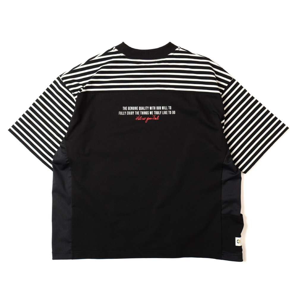 Sプラス カーキ モックネック Lサイズ AS2OV アッソブ BLOCK MOCK NECK モックネック ゴルフシリーズ
