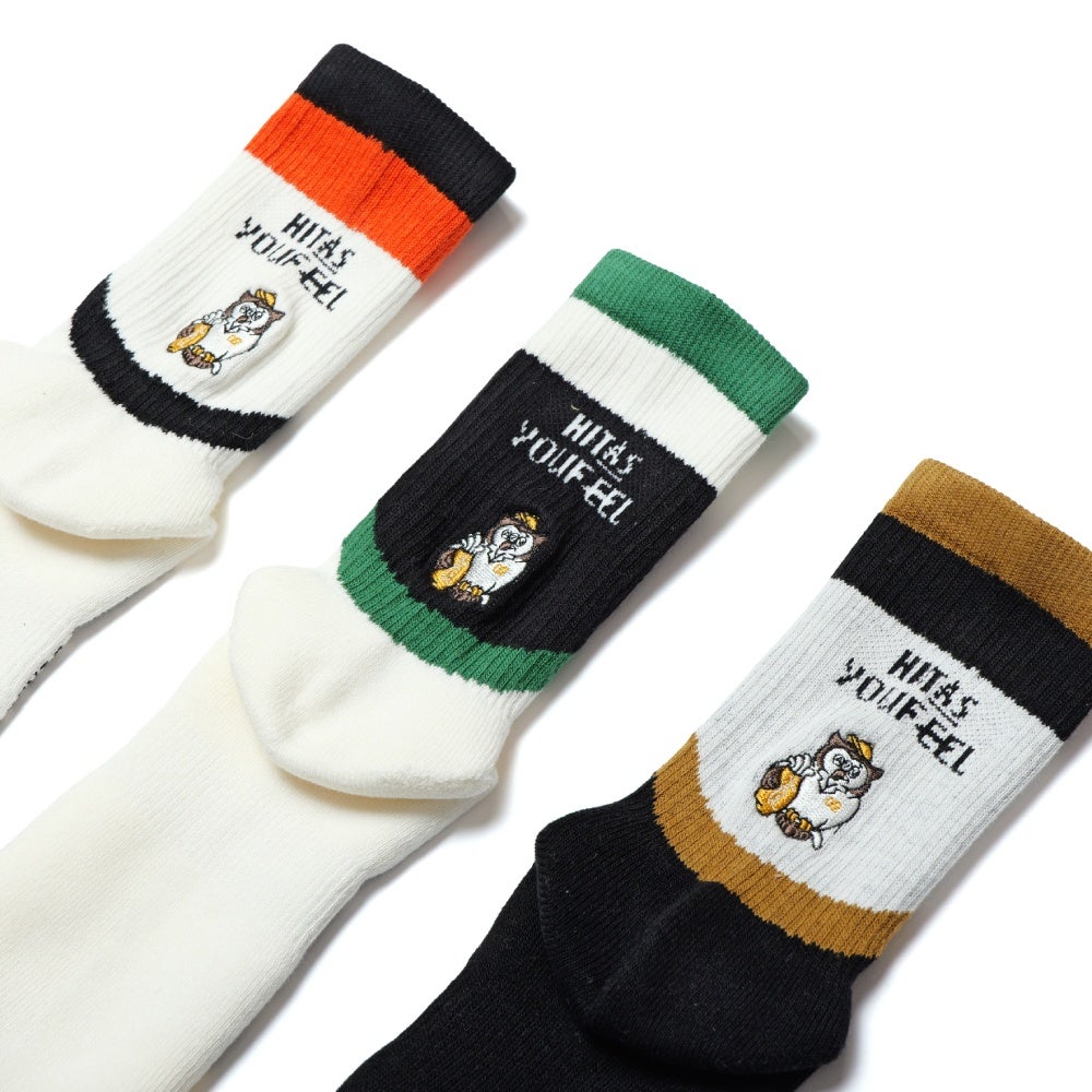 AS2OV アッソブ OWLUCK SOCKS オリジナルソックス オウラック ゴルフ
