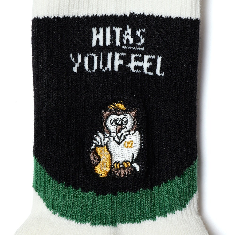 AS2OV アッソブ OWLUCK SOCKS オリジナルソックス オウラック ゴルフ