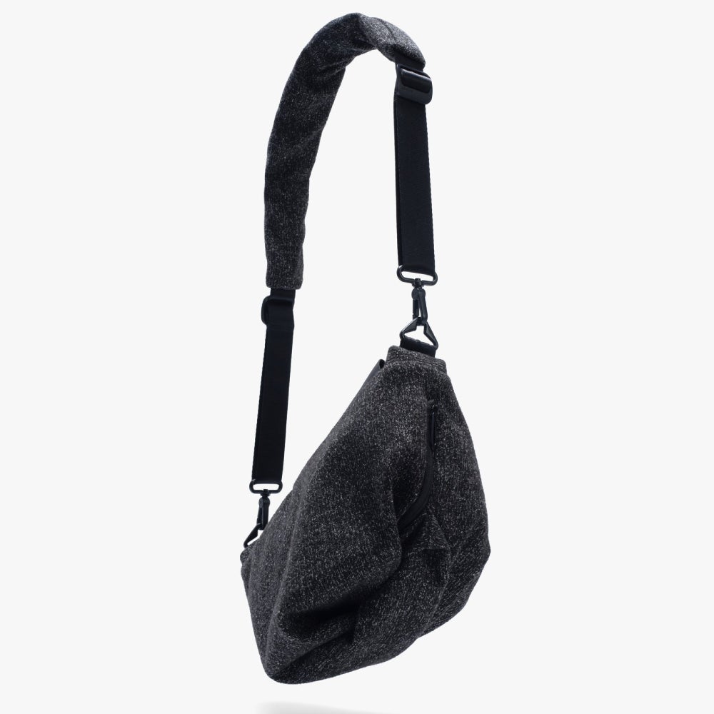 cote&ciel コートエシエル Orne Smooth Black ショルダー ボディバッグ