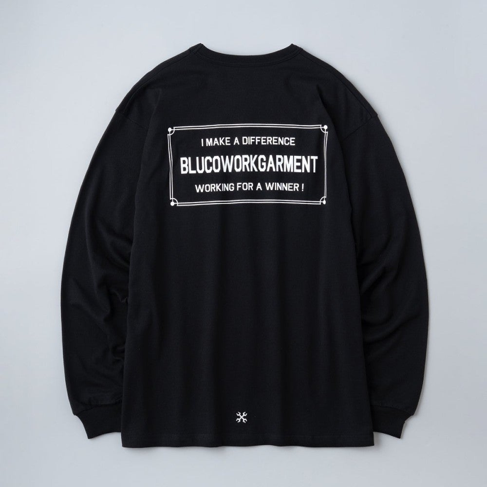 BLUCO ブルコ ポケット L/S Tシャツ -Ticket- | バッグ・ファッション
