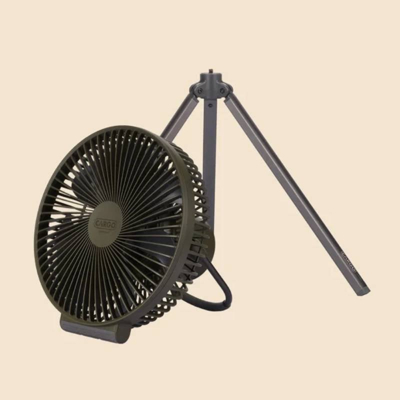 CARGO CONTAINER DUAL FAN KHAKI L ポータブルファン カーキ Lサイズ