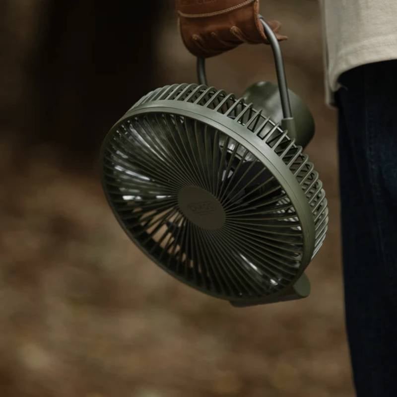 CARGO CONTAINER DUAL FAN KHAKI L ポータブルファン カーキ Lサイズ